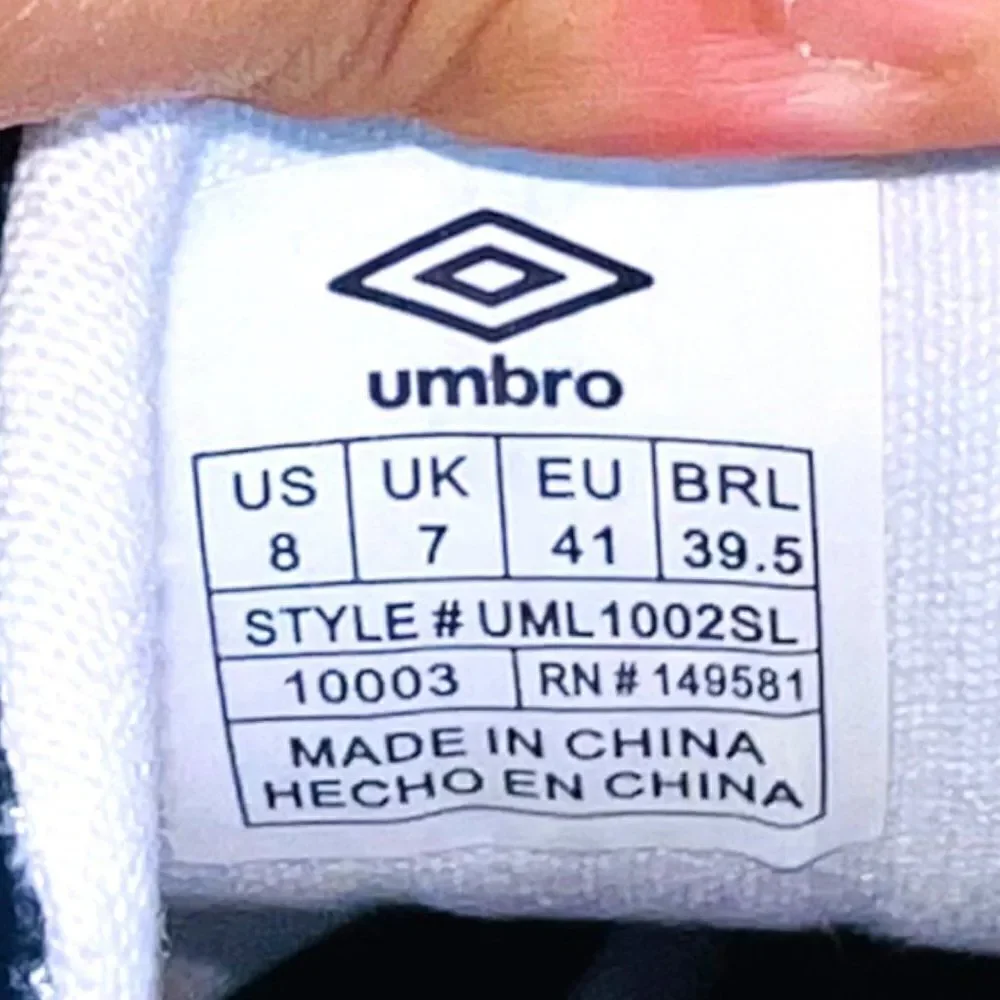 Umbro Brooklyn Leather Casual Shoes Navy / White UML1002SL Men's 8‎